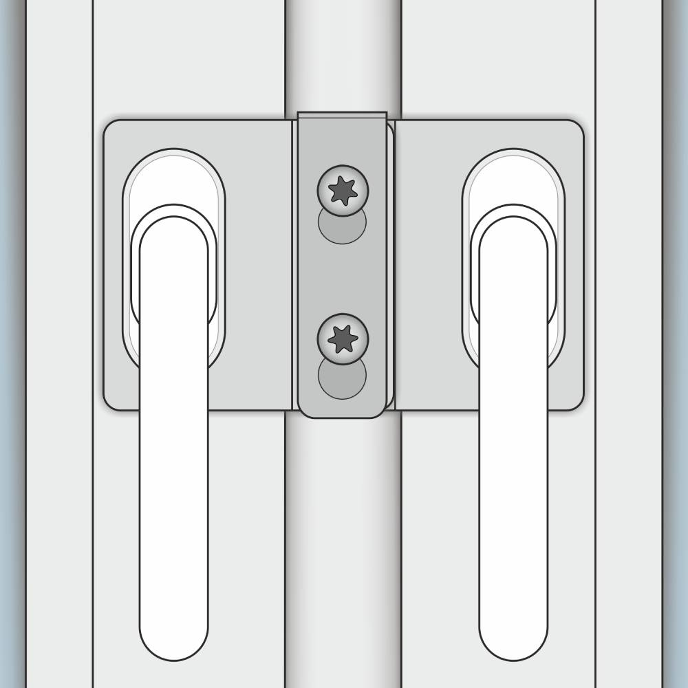 FTSECURE 2-flügelig mit Pfosten (30-34mm Abstand)